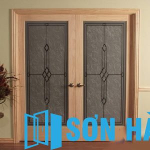 Cửa gỗ kính cường lực